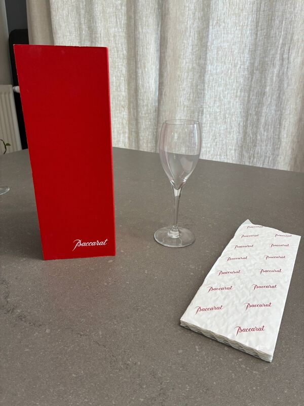 Service de verres cristal Baccarat, modèle Saint Remy en boites d'origine