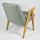 Vintage original armchair model 366, Poland, 1960s, green