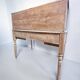 Louis XVI style graduated desk in solid cherry wood, renovated.