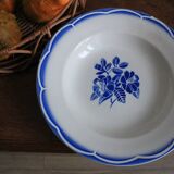 Set of 2 deep plates Digoin Sarreguemines model Marsac