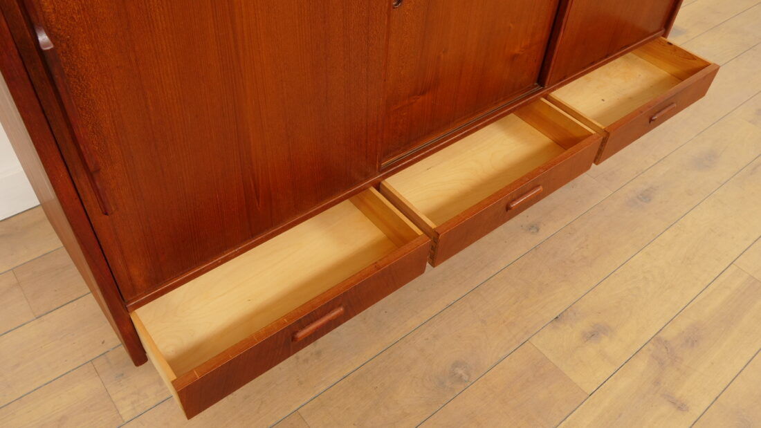 Buffet vintage | Armoire murale | Teck | 154 cm
