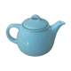 Tea pitcher teapot in old vintage white porcelain