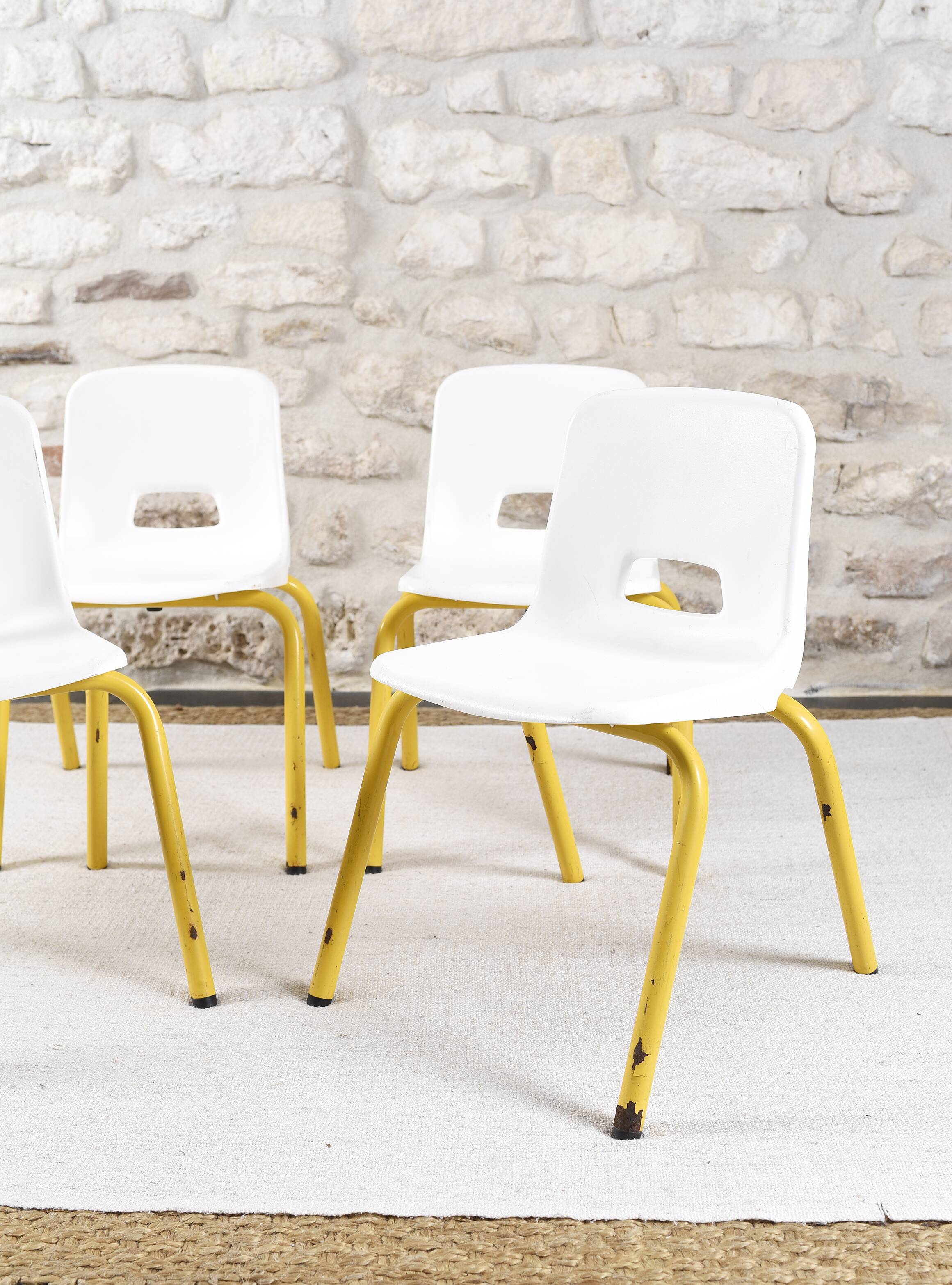 4 PROINCO nursery school chairs from the 70s