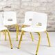 4 chaises d'école maternelle PROINCO années 70