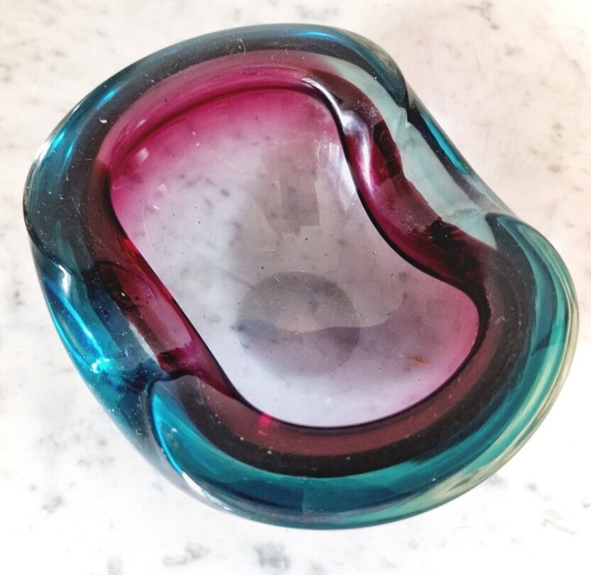 Ashtray empty pocket sommerso blue purple