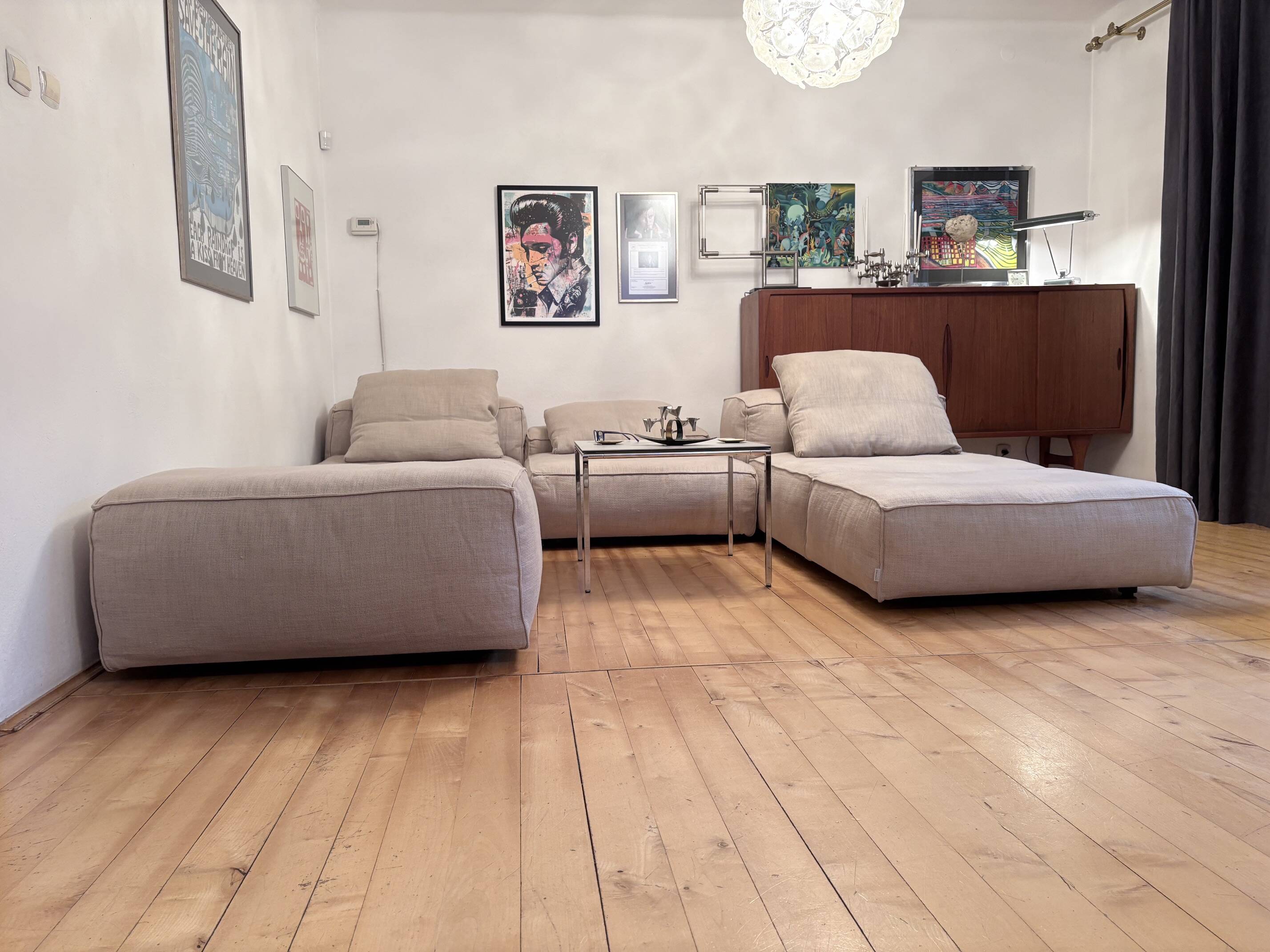 Extrasoft modular sofa designed by Piero Lissoni, Living Divani, Italy