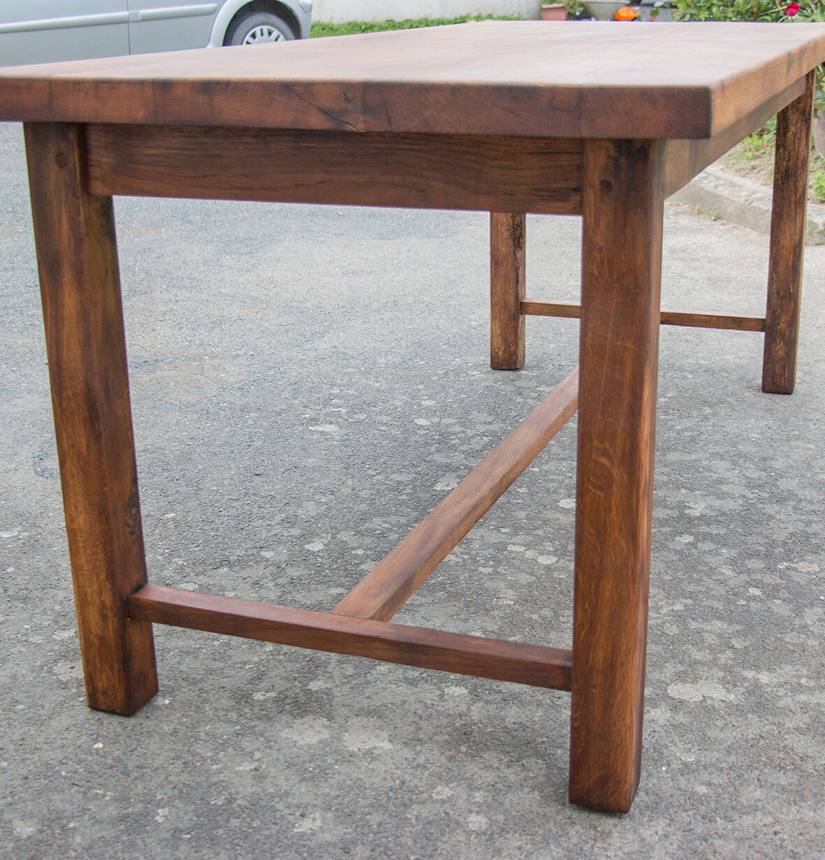 Oak farm table