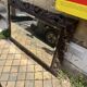 Antique mirror in carved wood