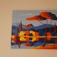 Tableau paysage peinture au couteau