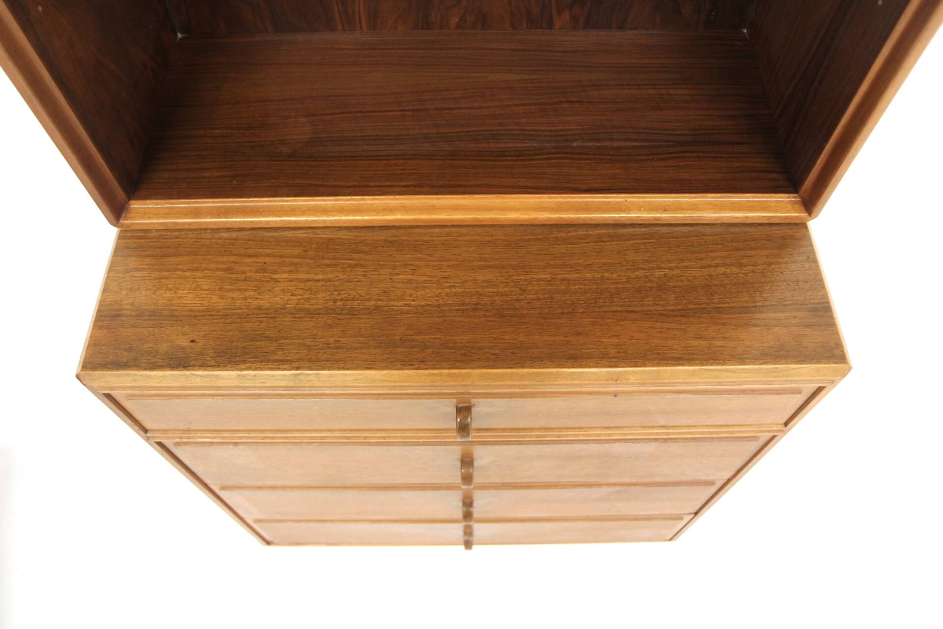 Scandinavian walnut bookcase by Bertil Fridhagen for Bodafors, Sweden, 1960