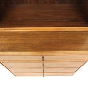 Scandinavian walnut bookcase by Bertil Fridhagen for Bodafors, Sweden, 1960