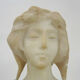 Sculpture Adolfo Cipriani (1880-1930) bust woman alabaster marble