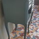 Pair of bedside tables revisited in blue