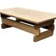 Table basse brutaliste, années 70