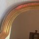 Golden wooden mirror