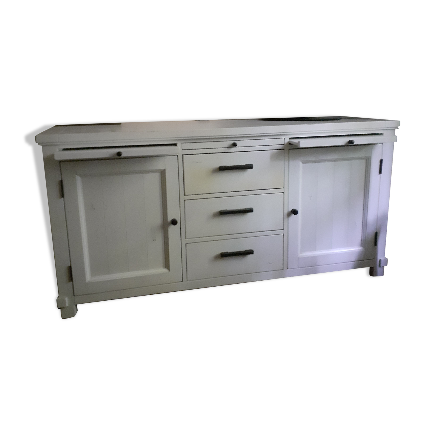 White wood sideboard