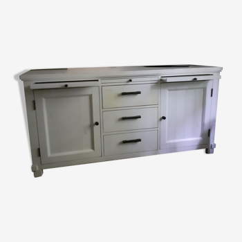 White wood sideboard