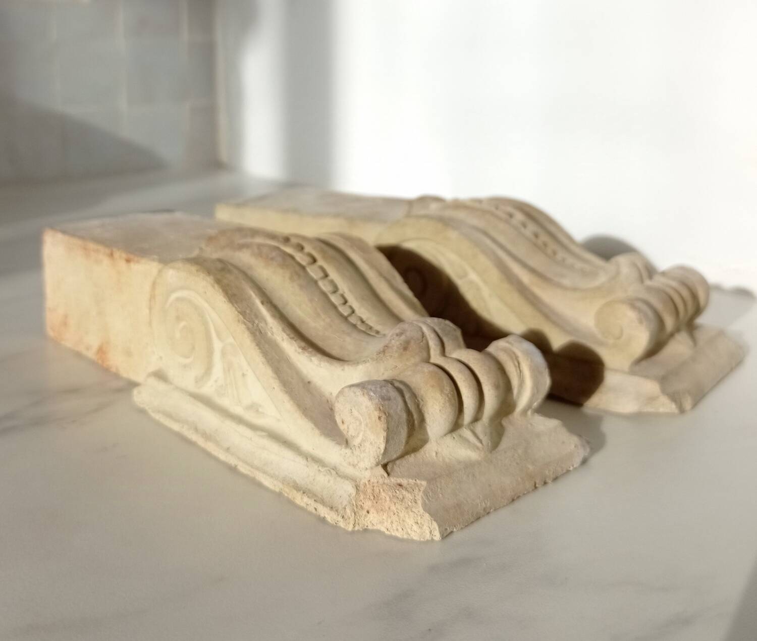 Numbered workshop plaster