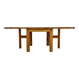 1960s Vintage ‘Fureka’ Pine Drop-Leaf Dining Table by Edvin Helseth for Sta