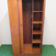 Teak cabinet with shuttered sliding door
