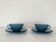 vintage blue cups - 1970s