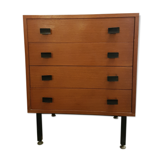 Antoine Philippon and Jacqueline Lecoq 1950's chest of drawers