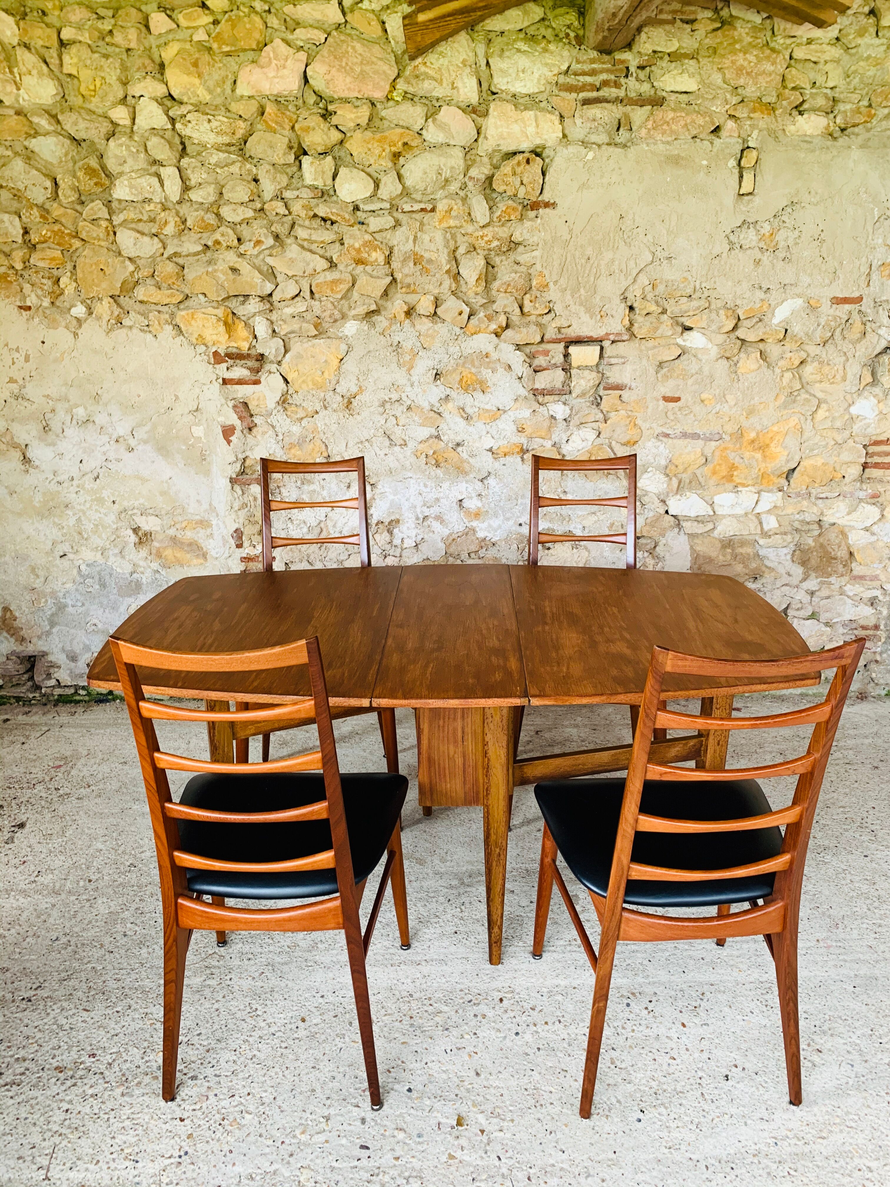 Teak folding dining table by Greaves & Thomas 1967