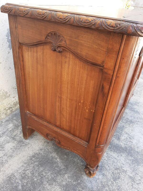 Coffre de mariage style Louis XV
