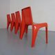 B1171 Fiberglass Stacking Chairs by Helmut Bätzner for Bofinger, 1960s, Set of 4