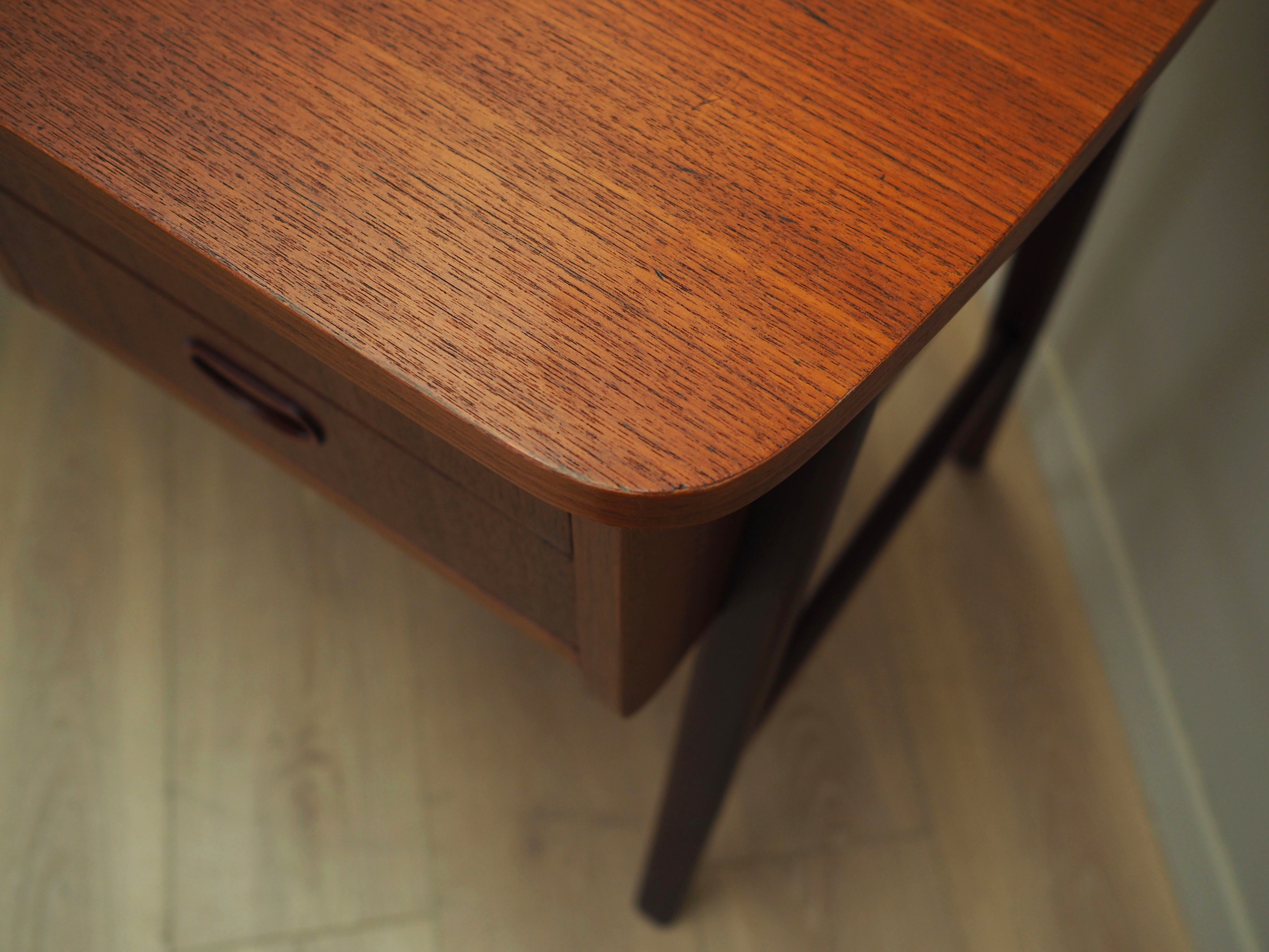 Teak desk, Danish design, 1970s, production: Denmark