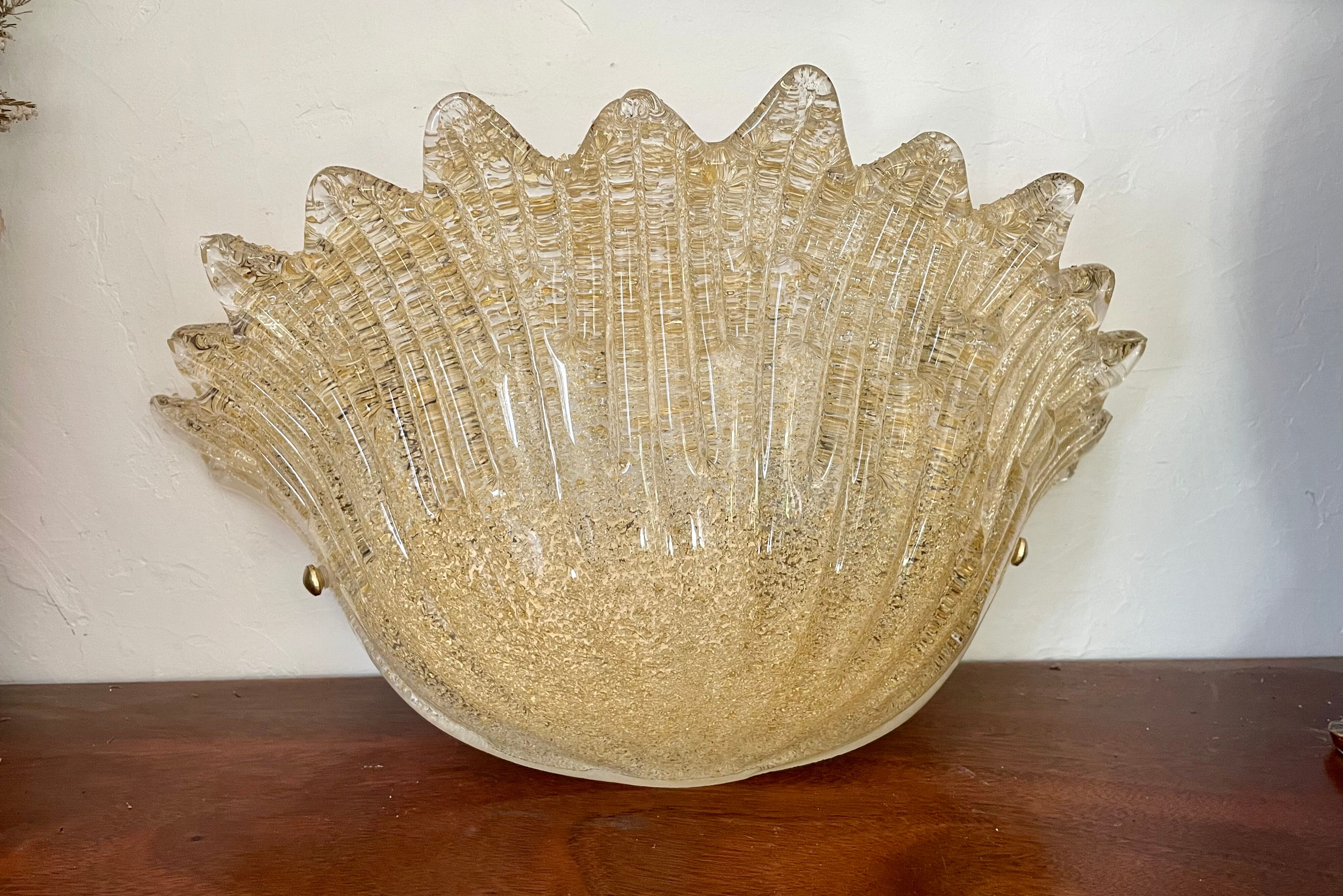 Murano glass wall lamps
