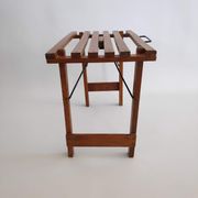 Wooden and metal  stool