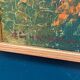 Swedish Oil on Canvas "Autumn Landscape" by Stig Hallblom, Vintage & Framed