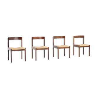 Chaises en wengé de Martin Visser