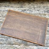 Serving tray in rattan and bamboo