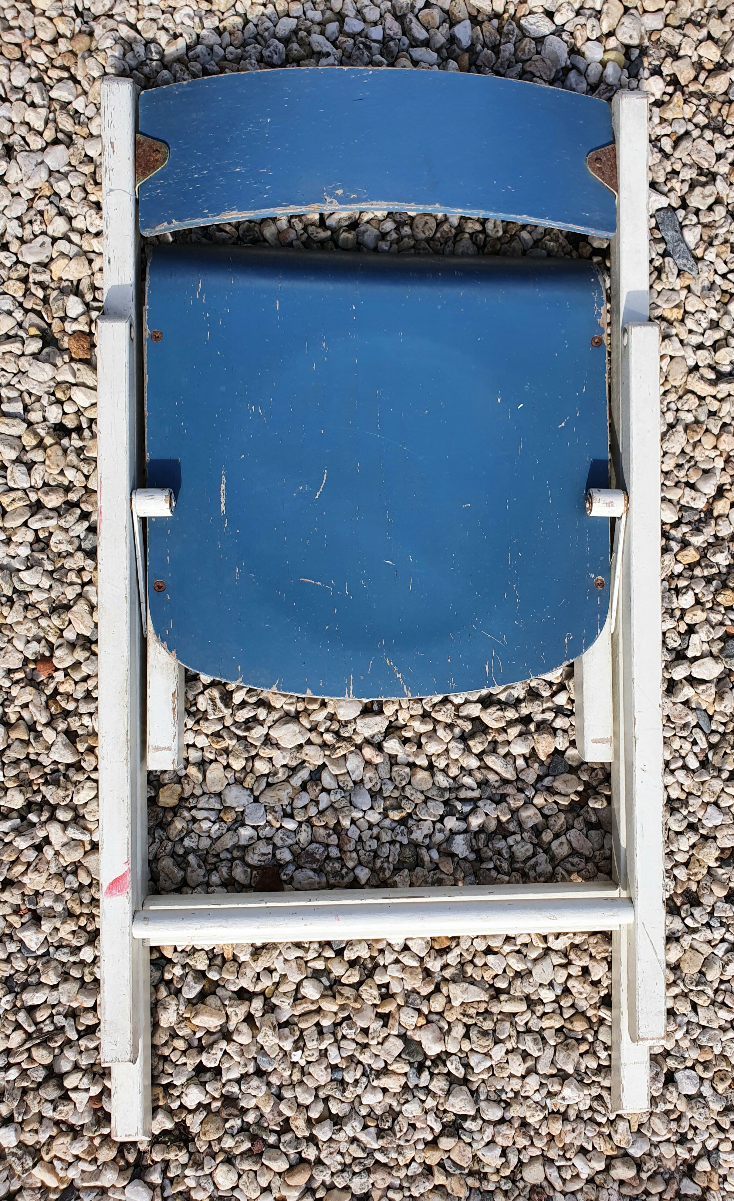 Vintage folding chair for children's desk