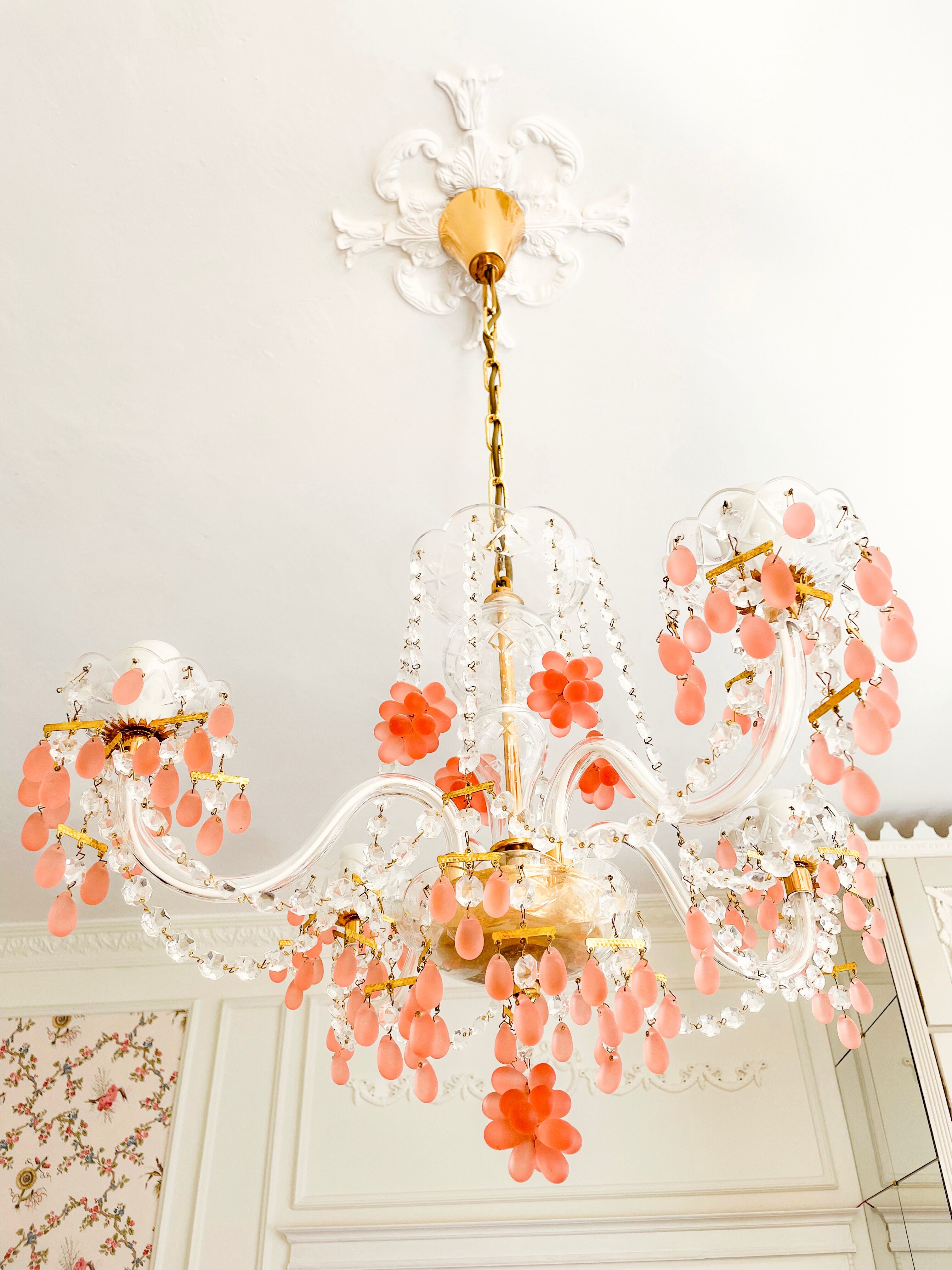 Bohemian crystal chandelier by Václav Hanus – Royal elegance
