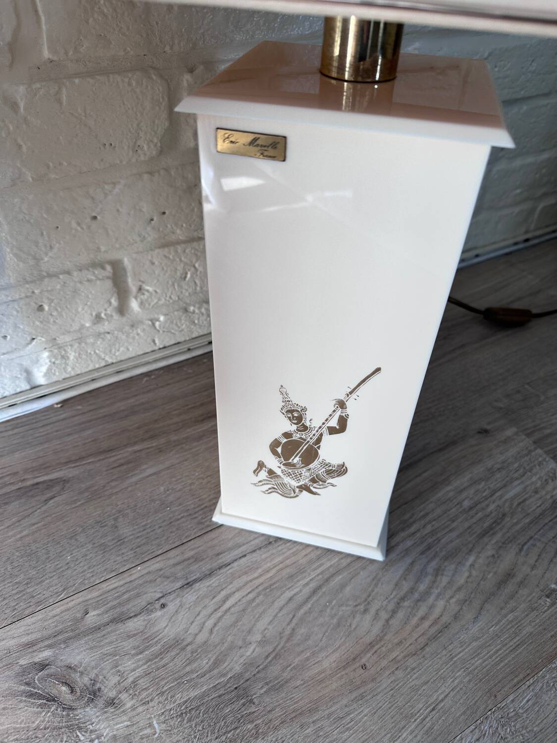 Vintage design lamp by Eric Maville, made in France in the 1970s.