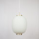 Suspension vintage danoise Kina par Bent Karlby, Lyfa, 1946