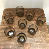 Verres en verre fumé