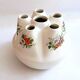 Handcrafted tulip tree vase with ceramic flowers