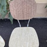 Two-tone formica chairs