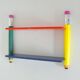 Small pencil wall shelf Pierre Sala clairefontaine collection 1980