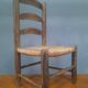 Chaise  d enfant  paillee