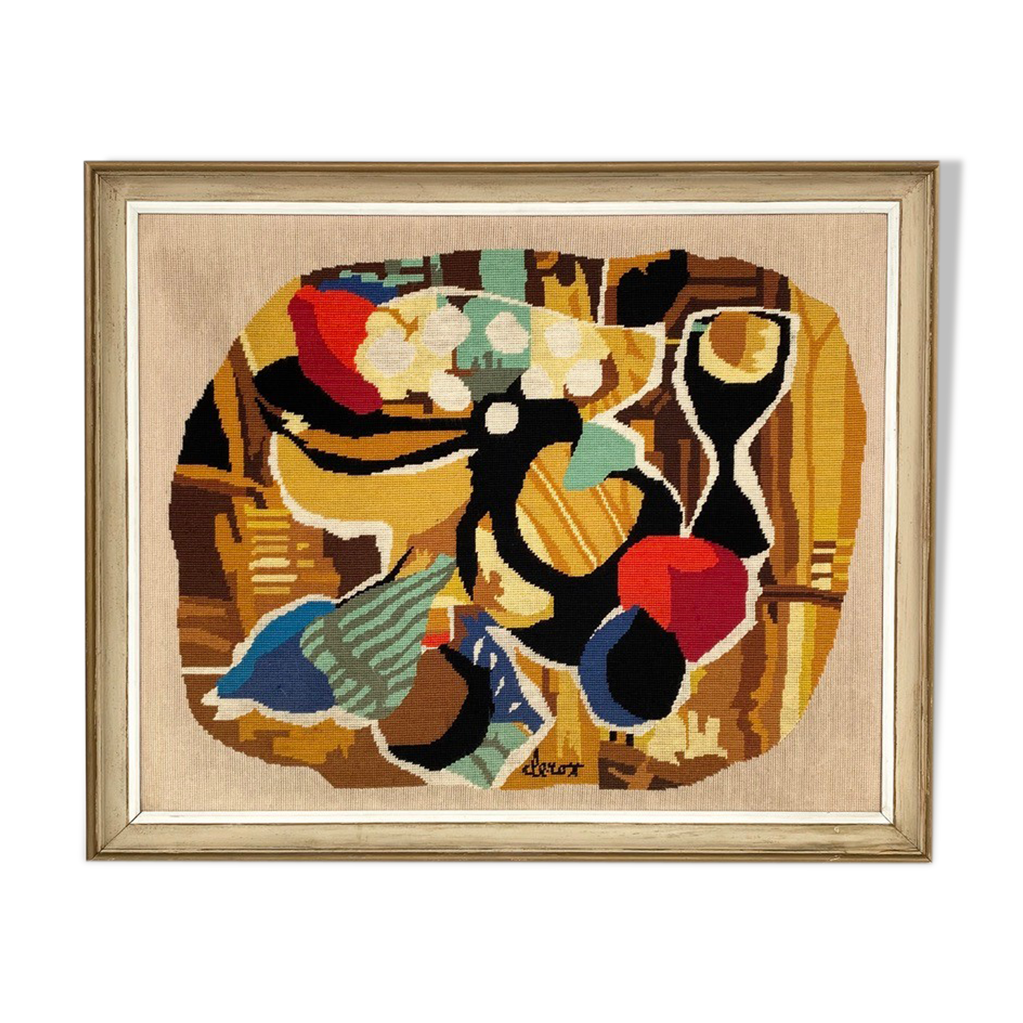 Vintage abstract tapestry