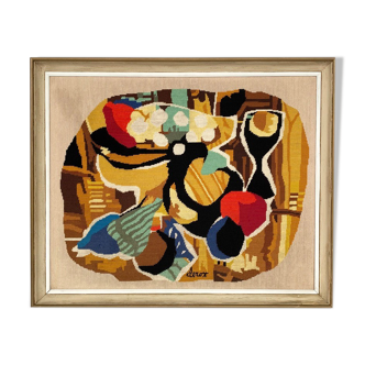 Vintage abstract tapestry