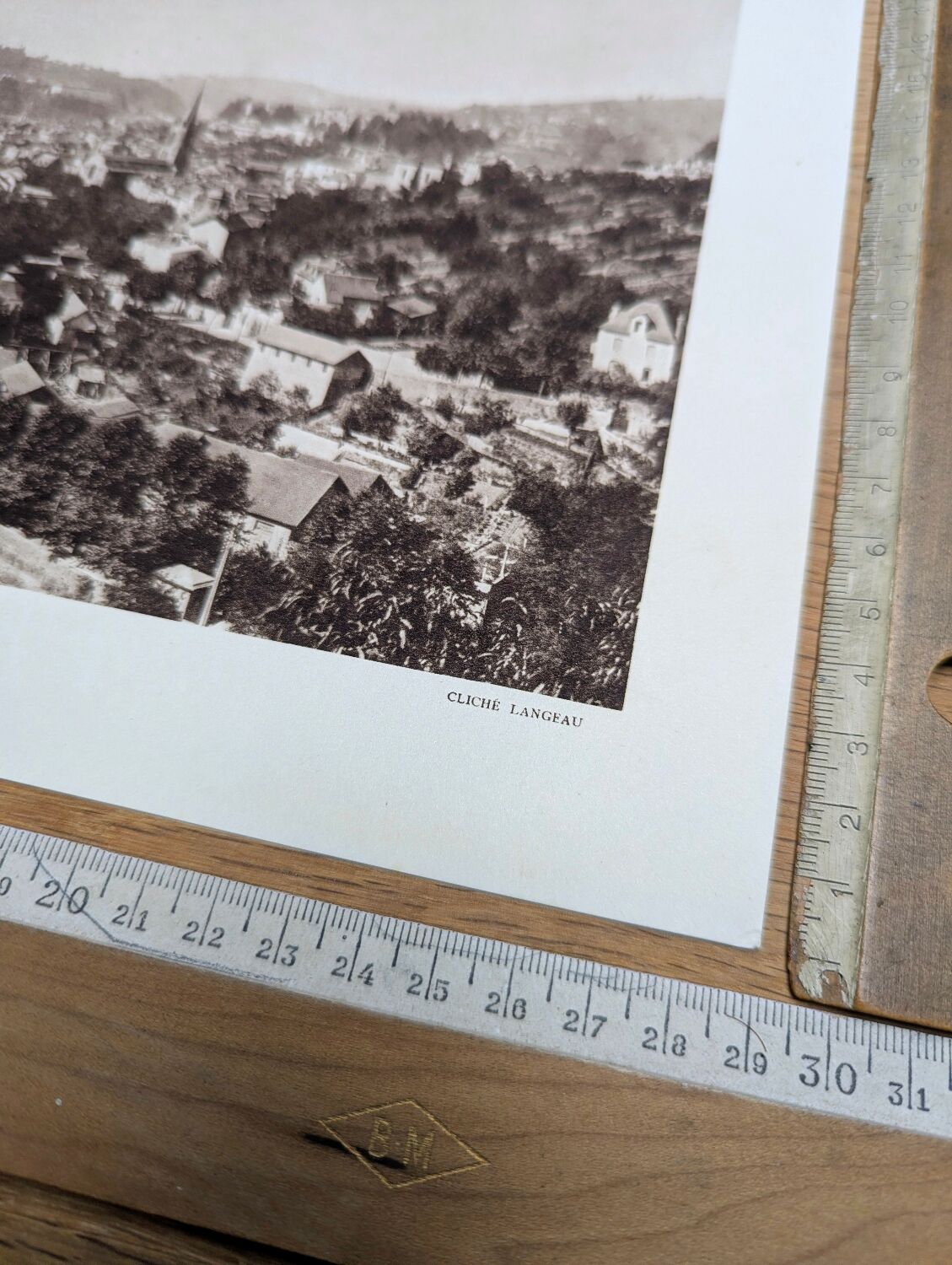 Tulle, Corrèze, photo board printed in 1942.