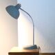 Articulated grey desk lamp, 50s