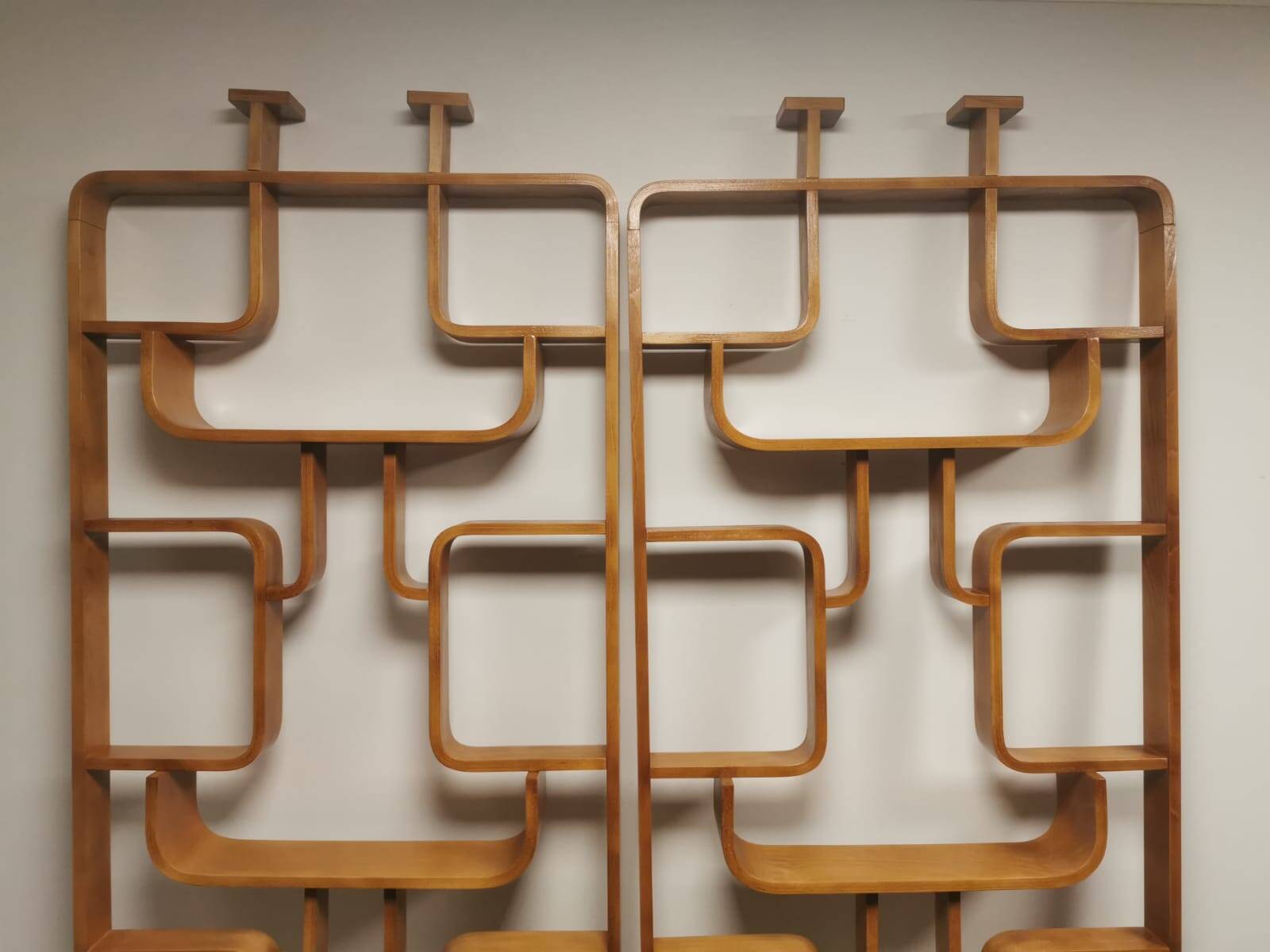 Room Dividers by Ludvik Volak for Drevopodnik Holesov, 1950s, Set of 2