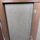 Oil painting on canvas of the port of Martigues.